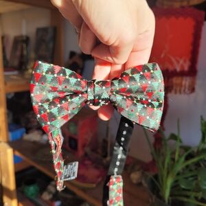 Hallmark Vintage Christmas Trees Adjustable Size Bowtie